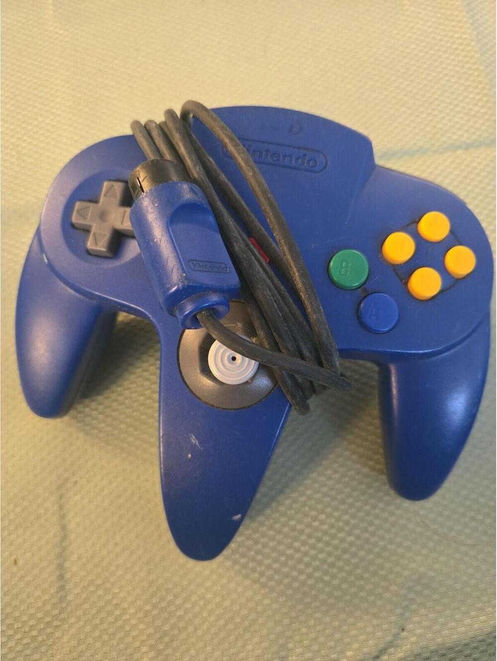 Official Nintendo 64 Controller Blue - Loose Joystick